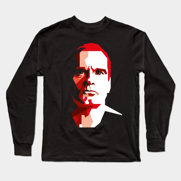 Henry Rollins Long Sleeve T-Shirt by difrats